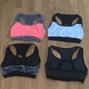 4 for $10 ($3 each) Danskin Racerback Sportsbras
